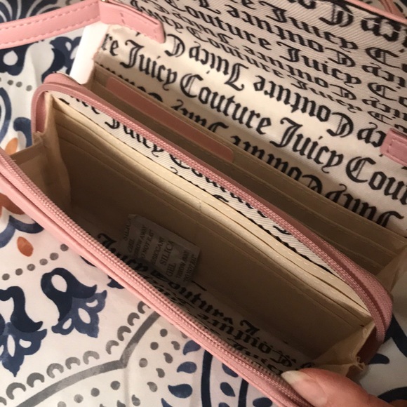NWT Juicy Couture pink crossbody bag - Picture 7 of 9